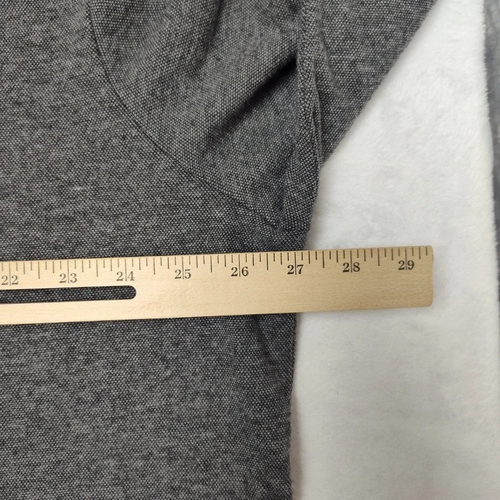 Polo Ralph Lauren Sweatshirt Mens XL Gray Mock Neck 1/4 Zip‎ Pullover Logo Work